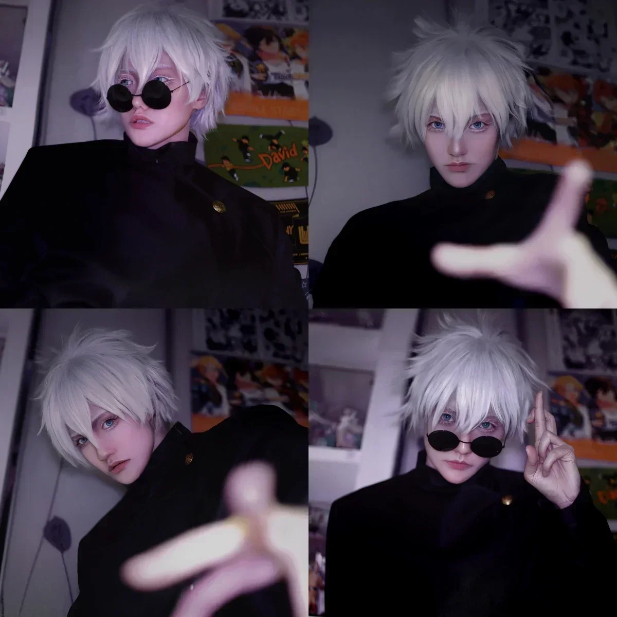 Anime Cosplay Gojo - Gojo Satoru Cosplay Kostuums voor mannen,