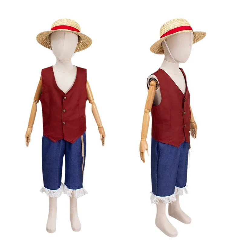 Anime Cosplay Luffy - ▶ ❤ Film Luffy Cosplay Kostuum