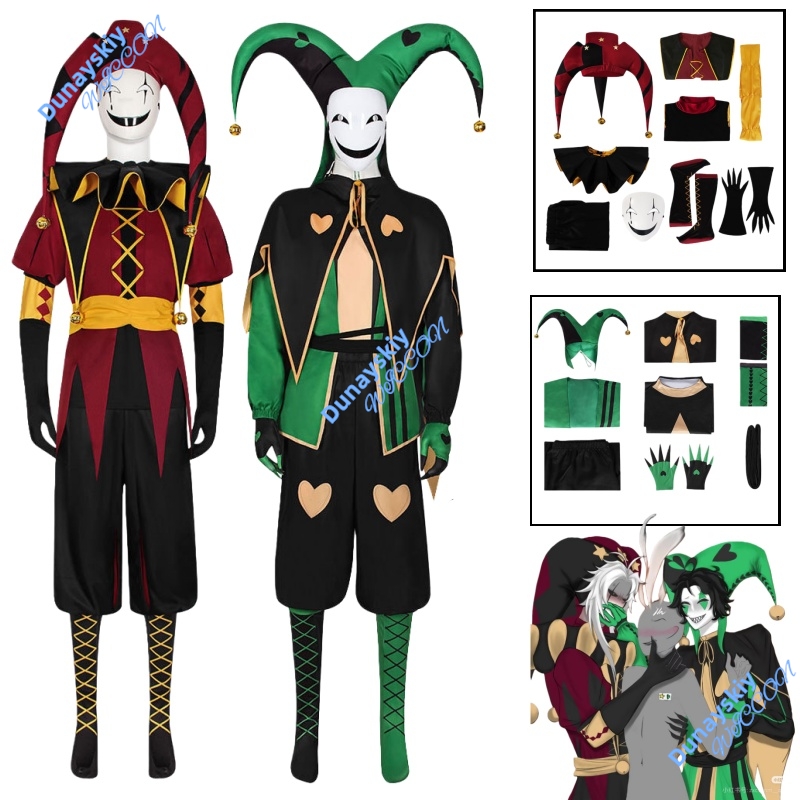 Anime And Cosplay Expo 2025 - Heren Freak Circus Pierrot Clown Cosplay
