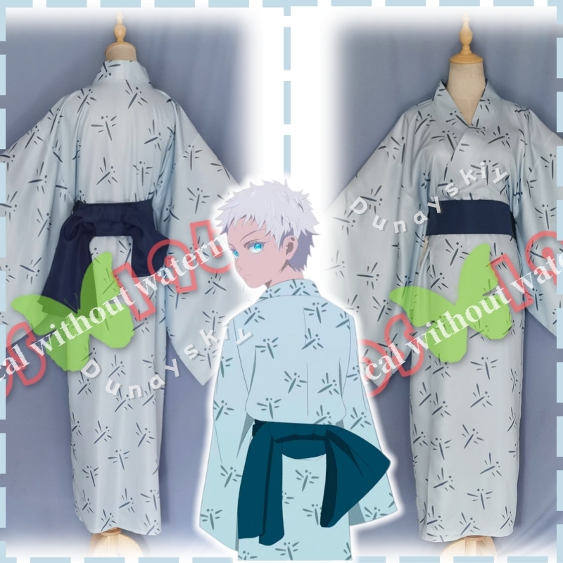 Anime Cosplay Gojo - JJK Fanmade Young Gojo's traditionele Japanse