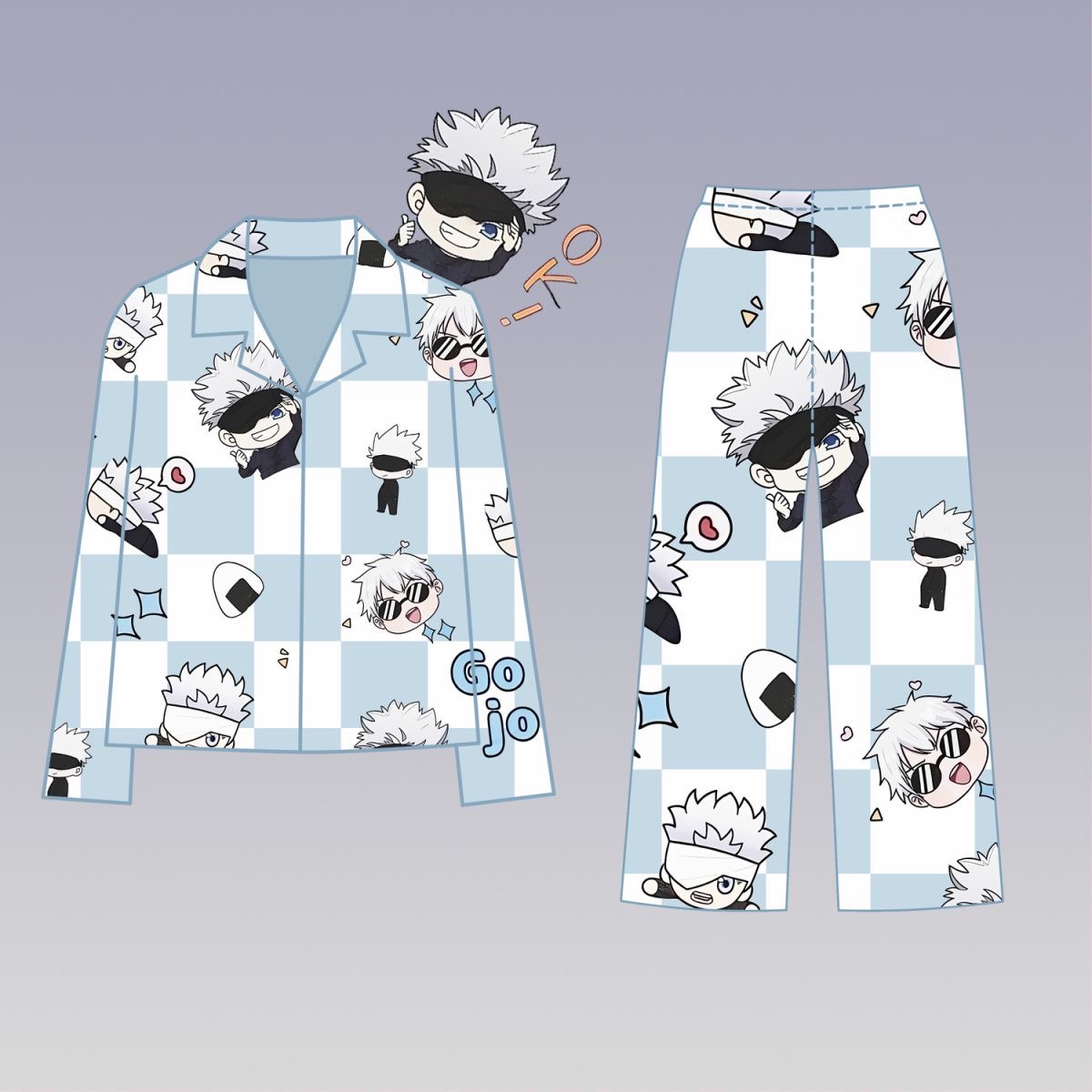 Anime Cosplay Gojo - Jujutsu Battle Pain Kleding Gojo Gojo