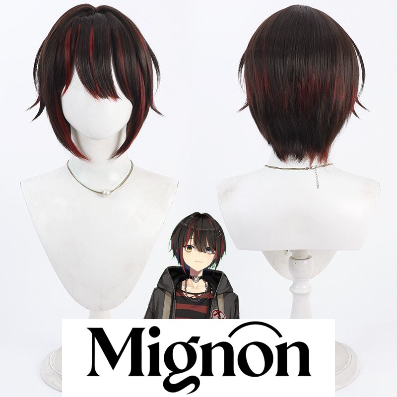 Anime Cosplay Meme - NIJISANJI Vtuber Mashiro Meme Cosplay Pruik