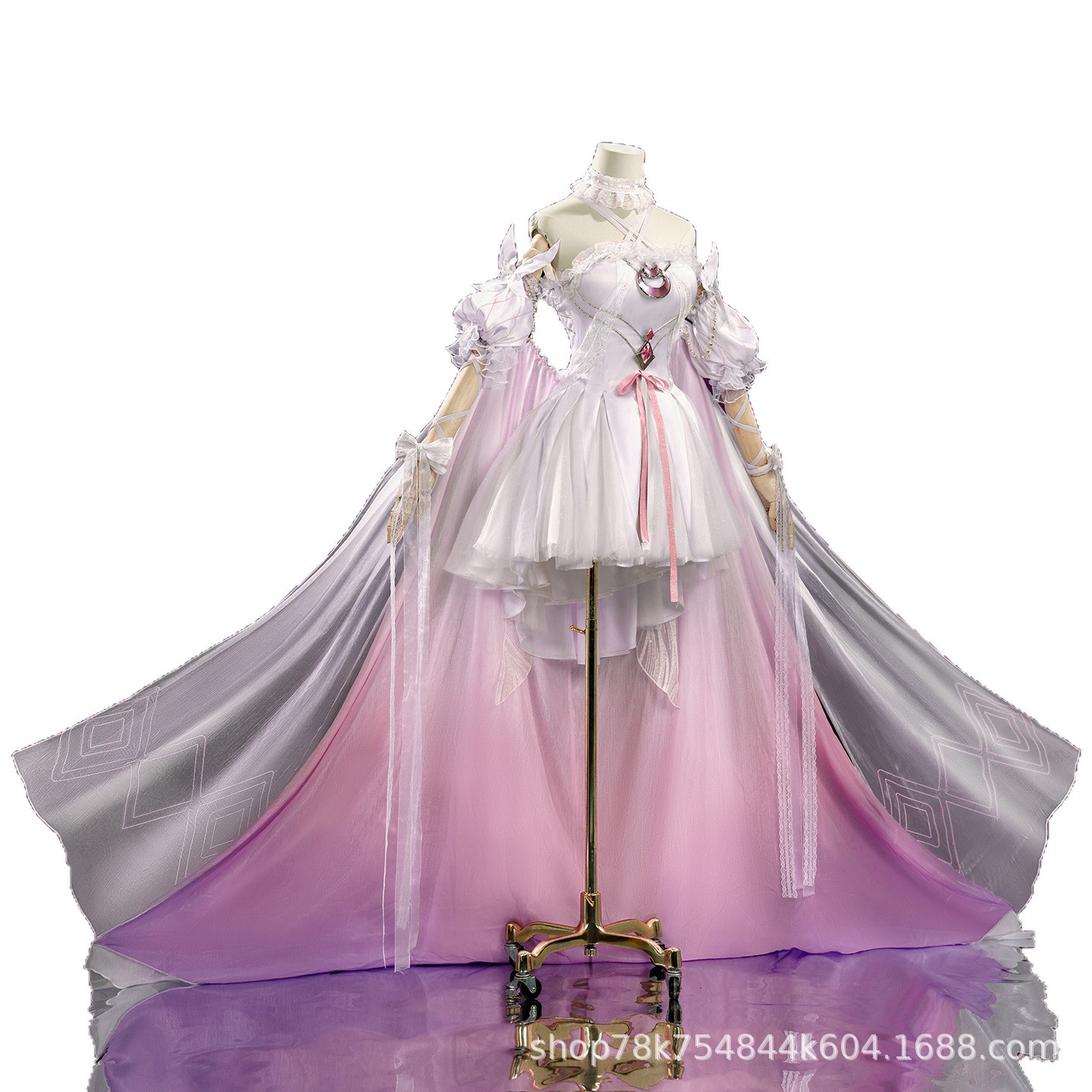 Anime Cosplay 2026 - FES Damselette Columbina Formele Jurk Pruik