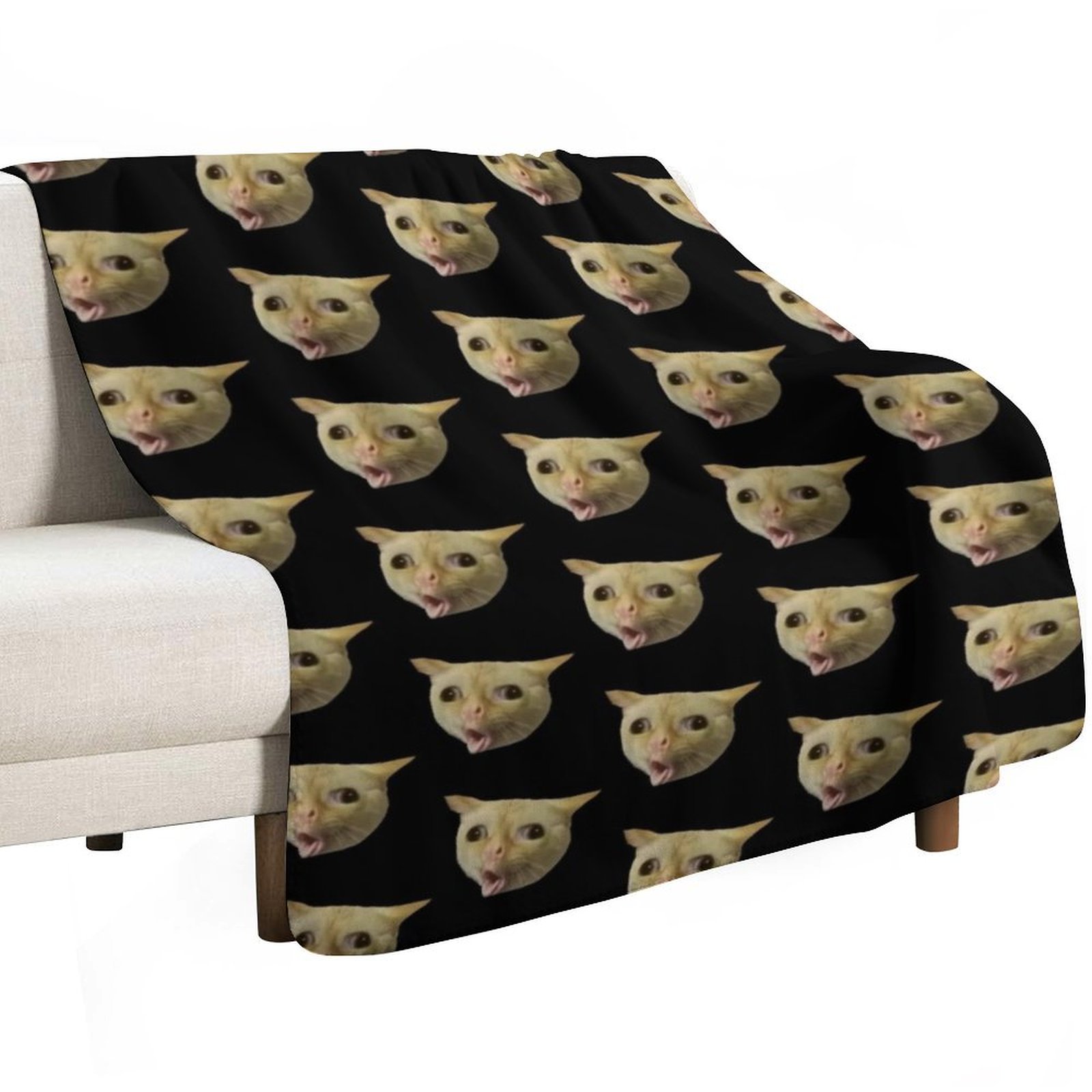 Hoestende kat meme Gooi deken  - Anime Cosplay Meme recensie en prijs