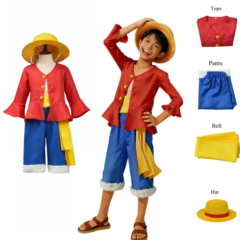 Halloween Anime M-Monkey D Luf - Anime Cosplay Luffy recensie en prijs