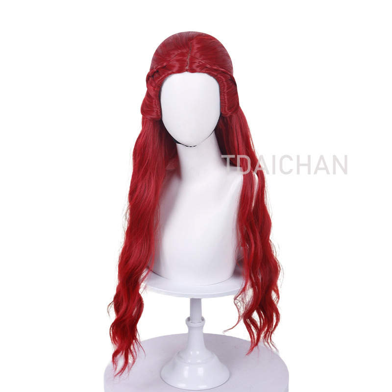 Krullende cosplaypruik Rode pr - Anime Cosplay Red Hair recensie en prijs