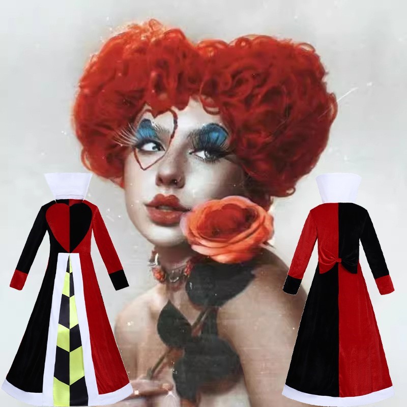 Koningin Anime Rood Hart Film  - Anime Cosplay Red Hair recensie en prijs