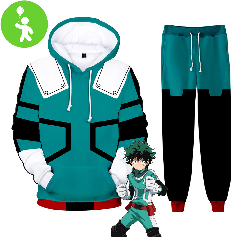 Midoriya Izuku Cosplay Jongens - Anime Cosplay Website recensie en prijs