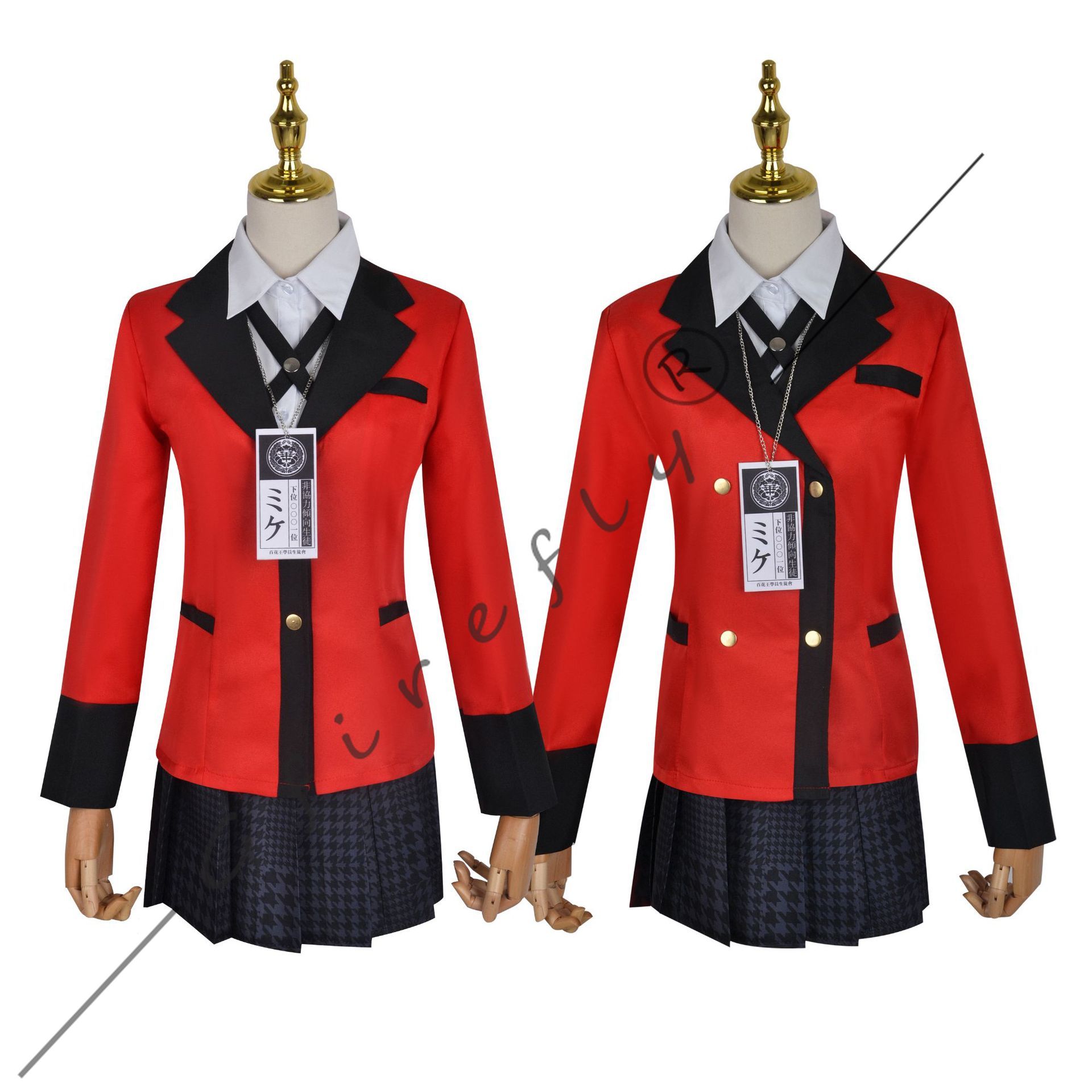 Kakegurui Cosplay Kostuum Jyab - Anime Cosplay Yumeko recensie en prijs