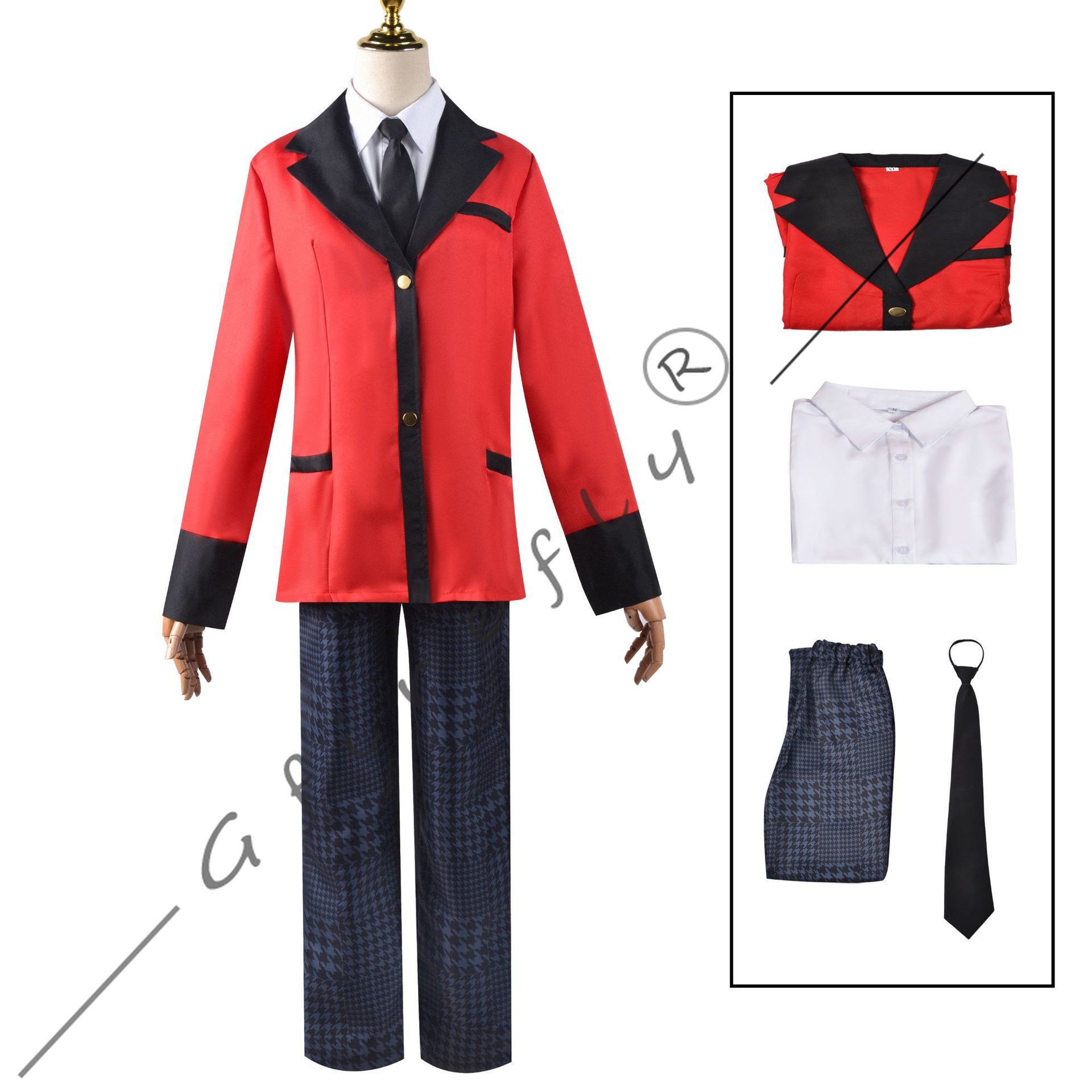 Kakegurui Cosplay Kostuum Jyab - Anime Cosplay Yumeko recensie en prijs