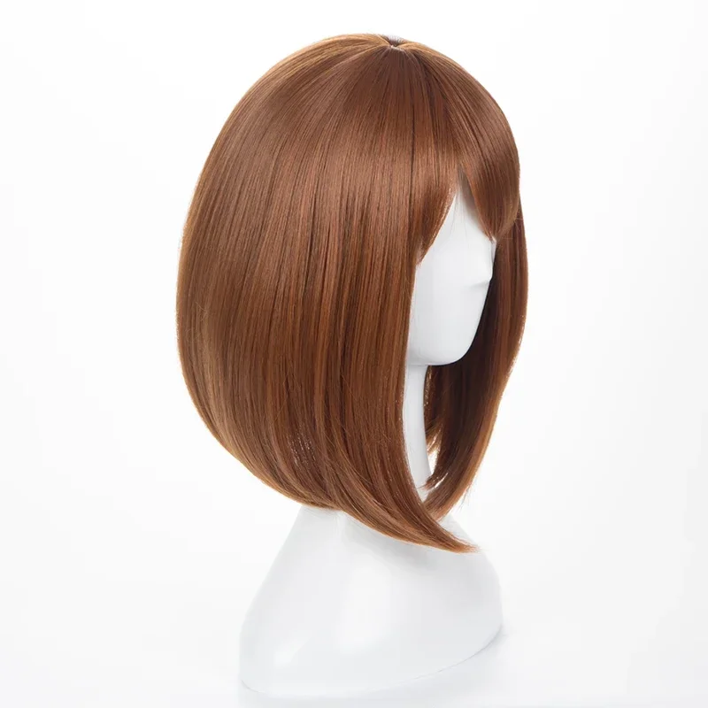 Korte bruine bob hittebestendi - Anime Cosplay Website recensie en prijs
