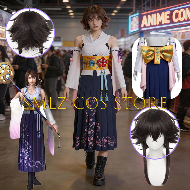 Smlz FFX Yuna Cosplay Anime FF - Anime Cosplay Outfits For Women recensie en prijs