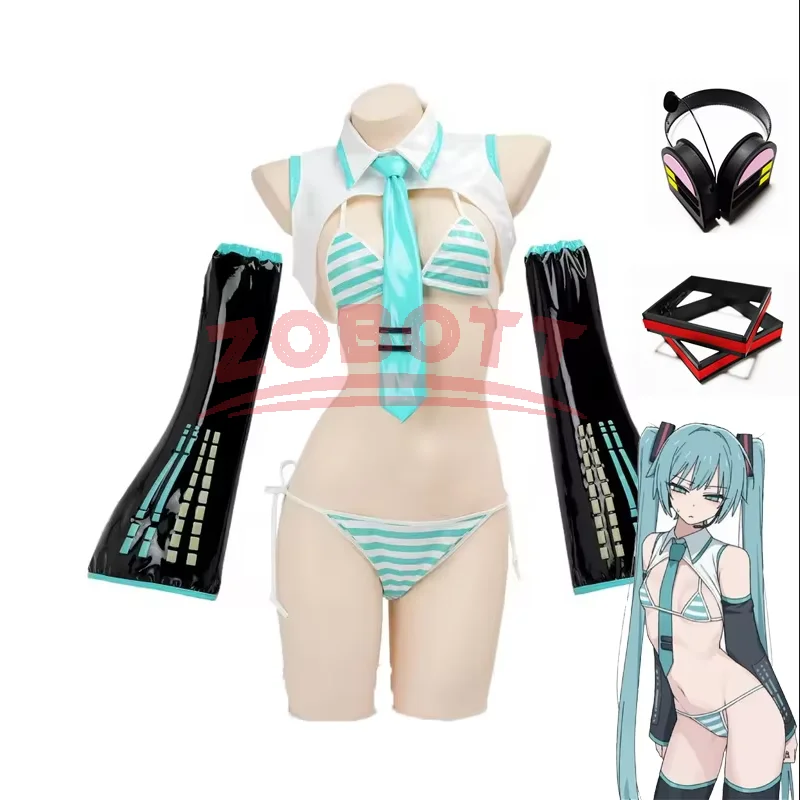 Game Miku Cosplay Miku Formule - Anime Cosplay Bikini recensie en prijs