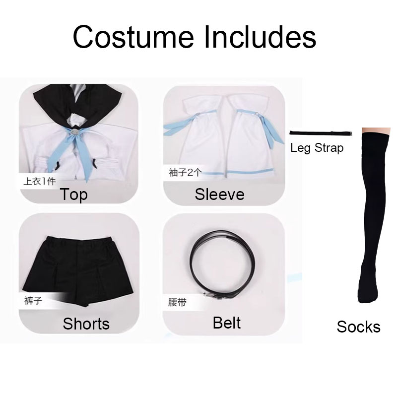 Vtuber Shirakami Fubuki Cospla - Anime Cosplay Meme recensie en prijs