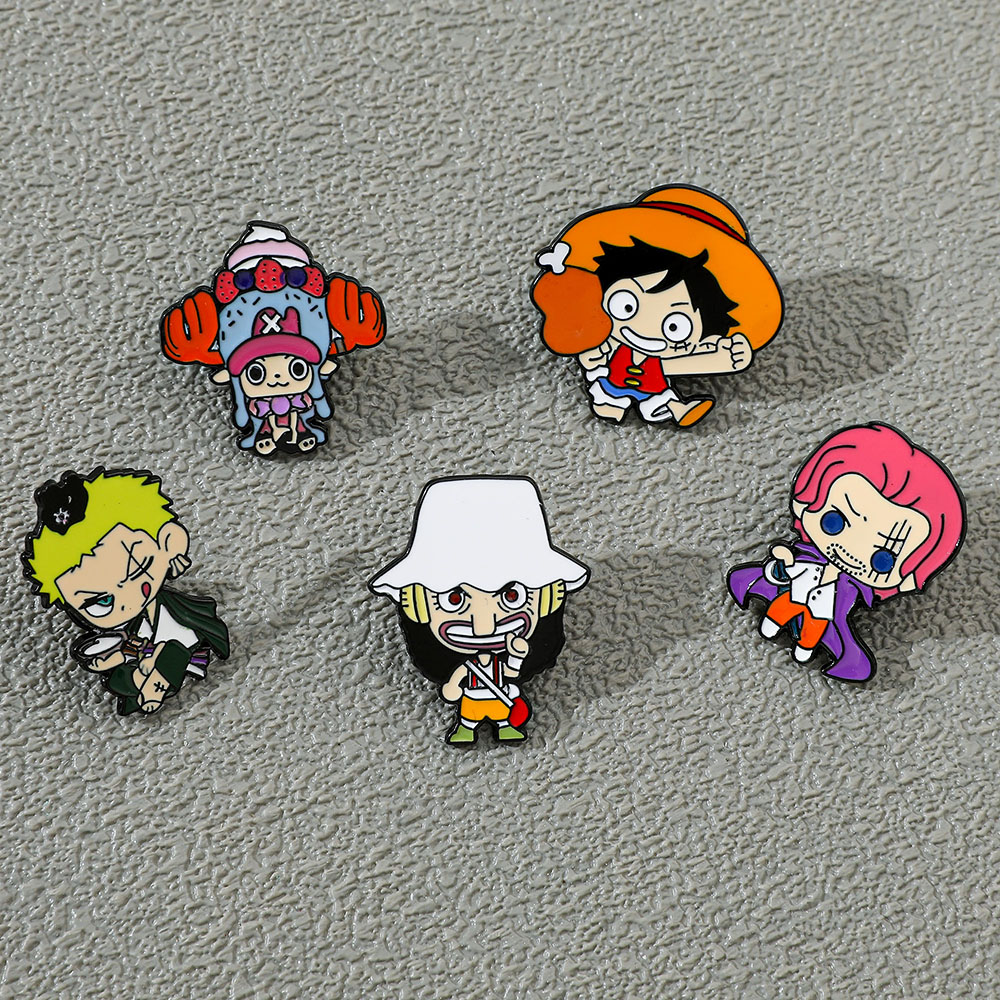 5 stuks creatieve anime broche - Anime Cosplay Luffy recensie en prijs