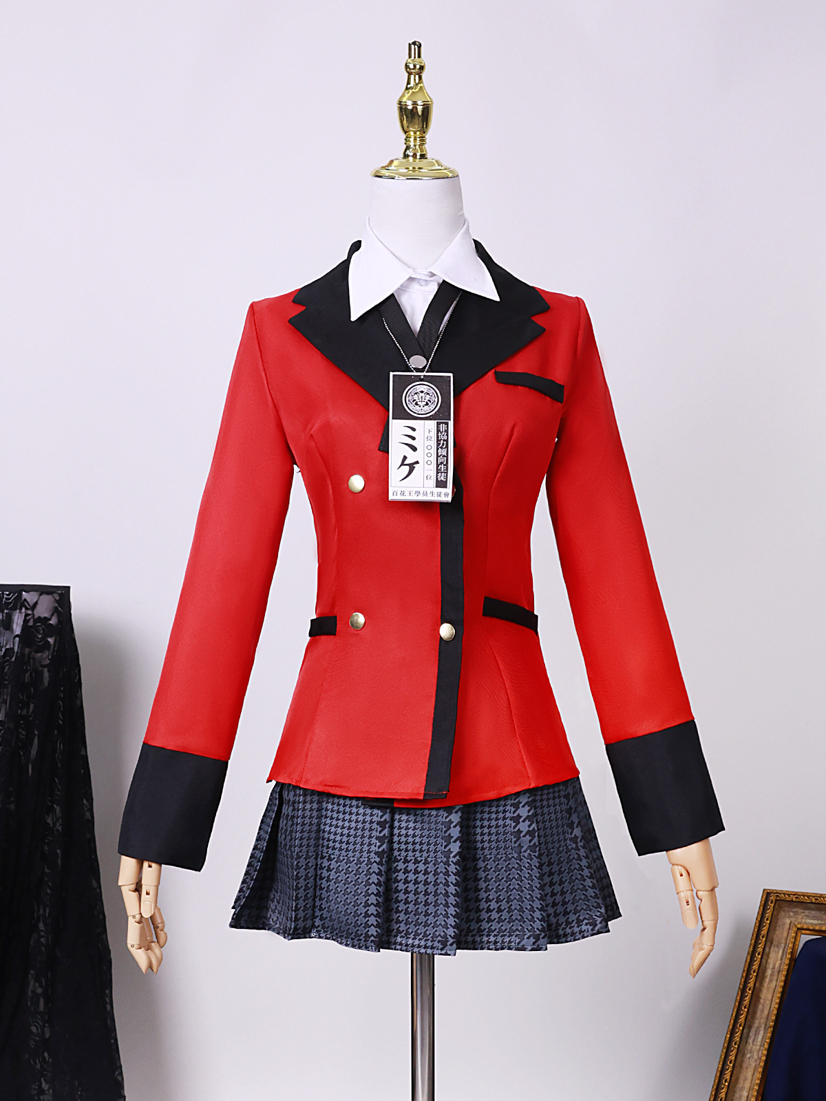 Kakegurui Cosplay Kostuum Yume - Anime Cosplay Yumeko recensie en prijs