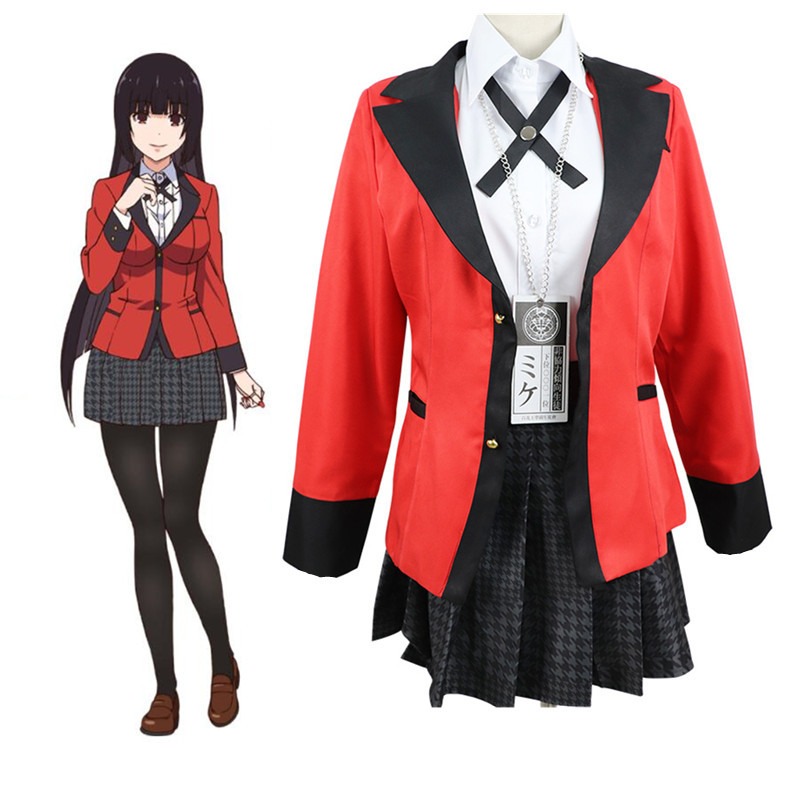 Jabami Yumeko Cosplay Kostuum  - Anime Cosplay Yumeko recensie en prijs