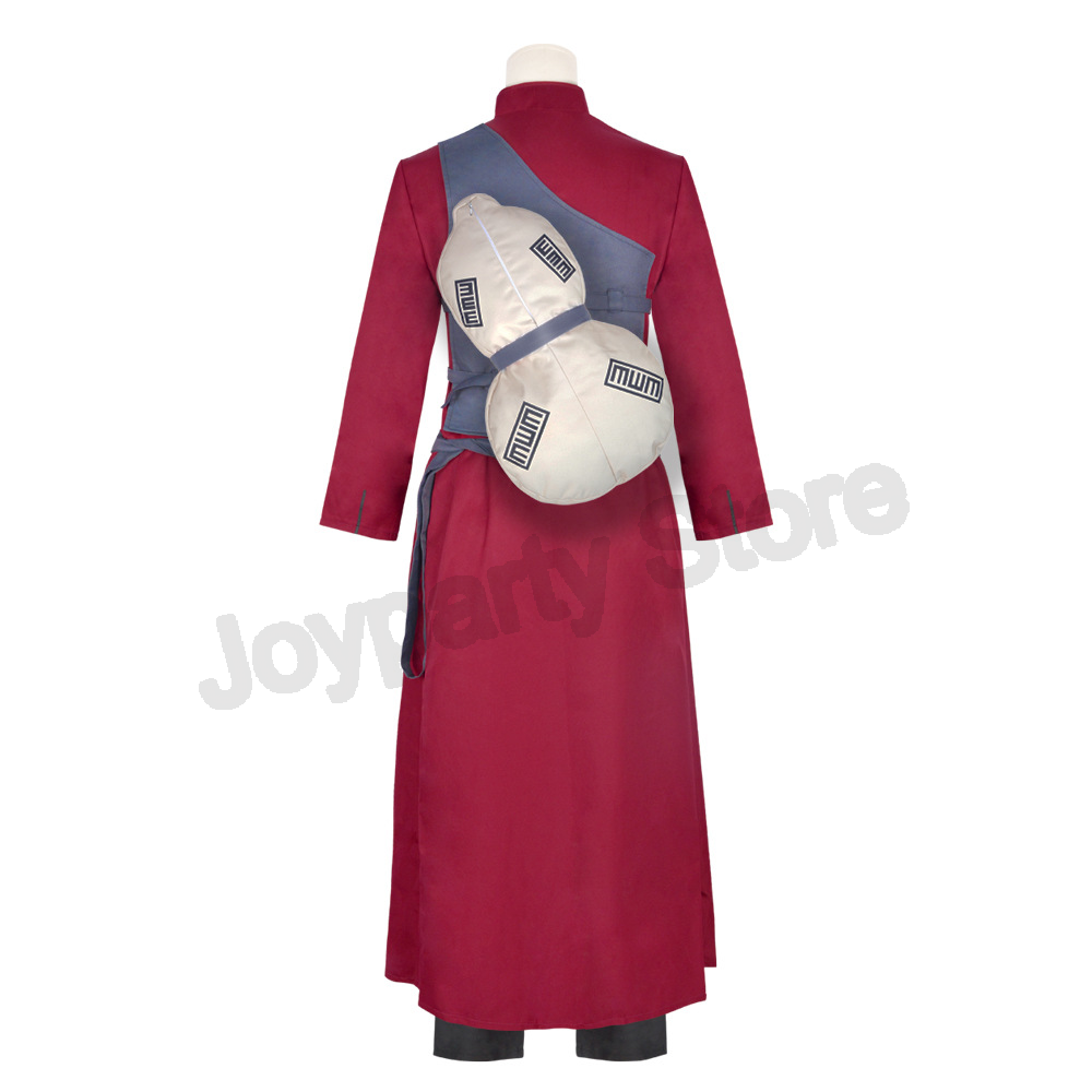 Gaara Cosplay Kostuum Zand Vij - Anime Cosplay Red Hair recensie en prijs