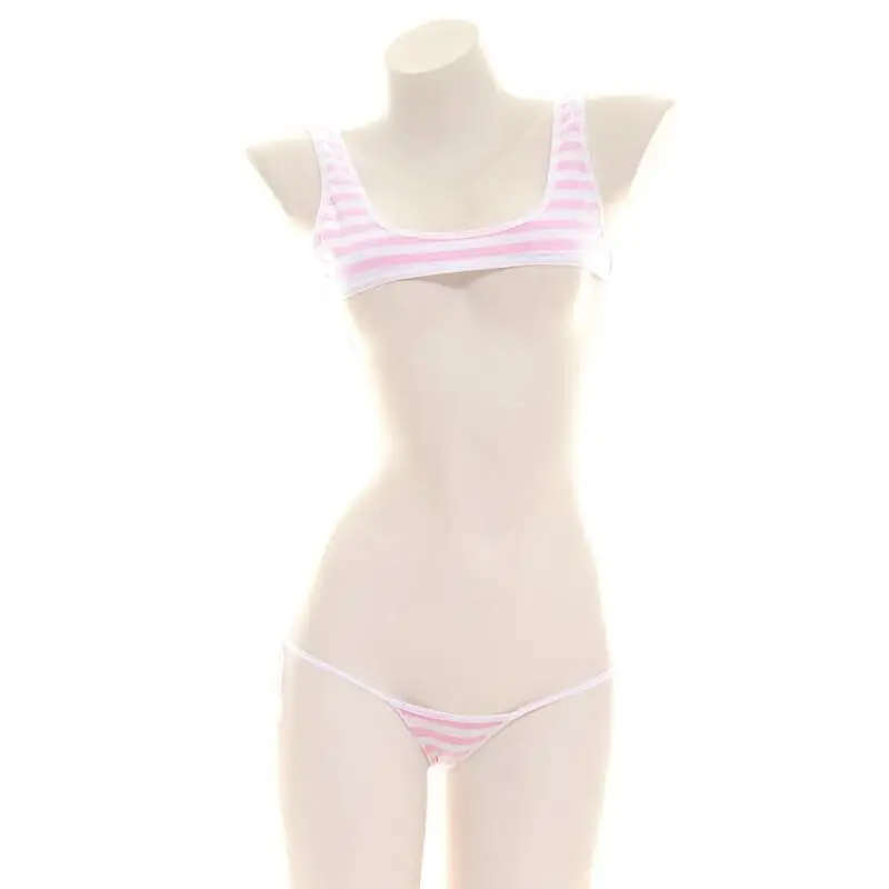 Sexy Japanse stijl blauw wit g - Anime Cosplay Bikini recensie en prijs
